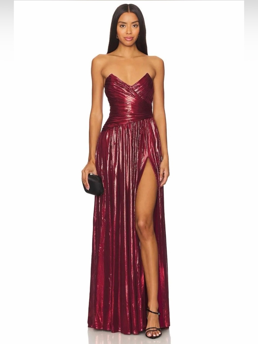 retrofete Waldorf Dress in Port | Size XS | $598 MSRP